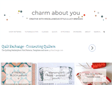 Tablet Screenshot of charmaboutyou.com